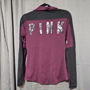 PINK Victoria's Secret Long Sleeve Top - Black and Purple